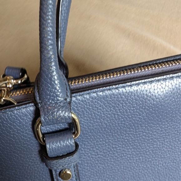 Kate Spade tote handbag in blue - Picture 7 of 11